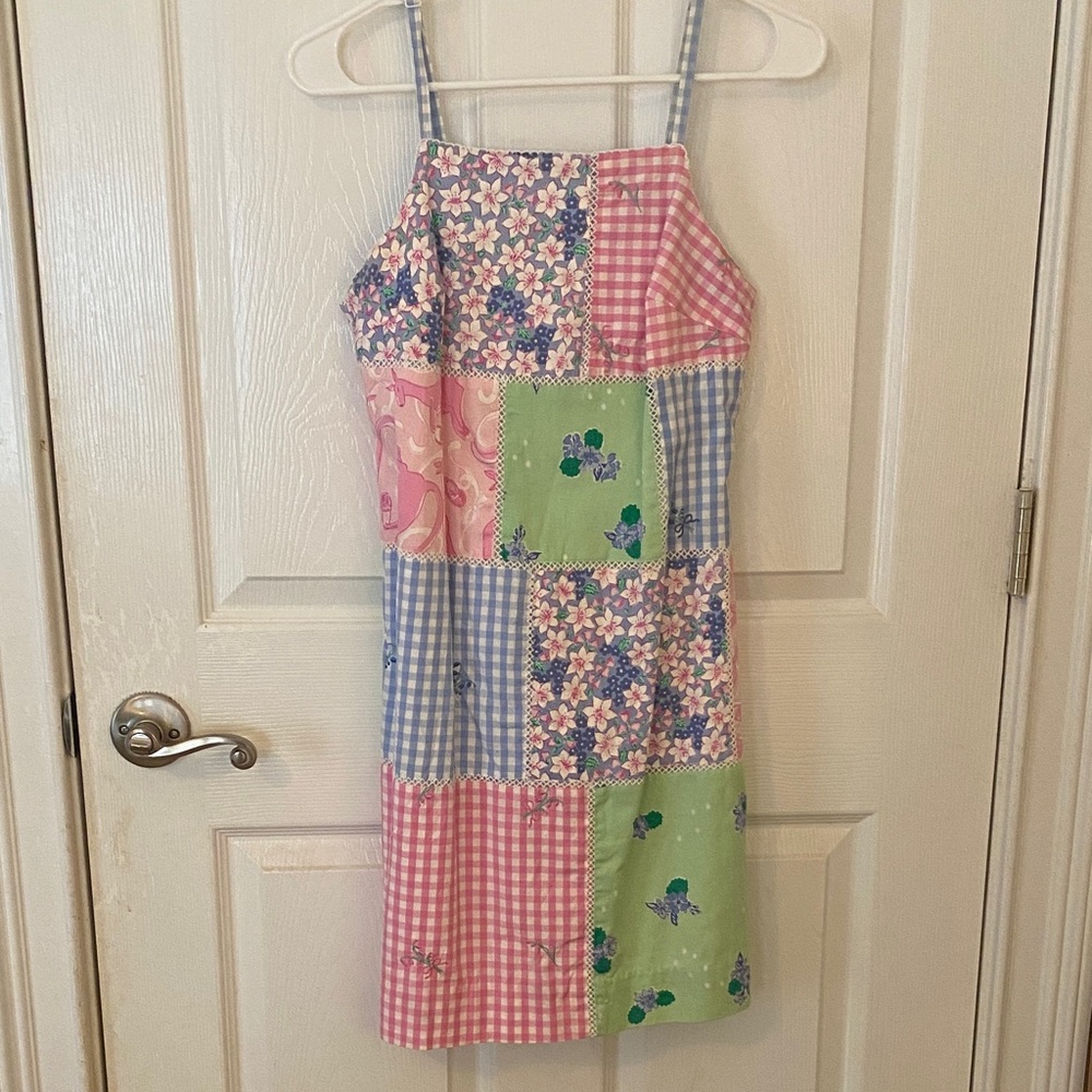 Lilly Pulitzer Vintage Patchwork Sundress Sz 2